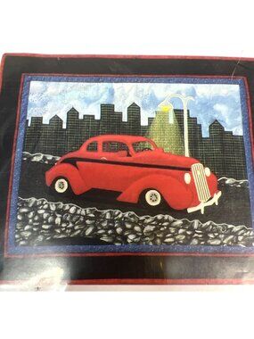 Uncle Rons Run Quilt Pattern Featuring 1935 Plymouth Coupe Design 23"x28"